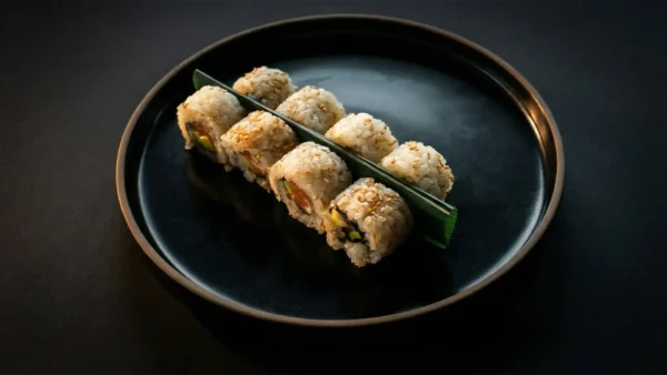 Sakè salmone con avocado